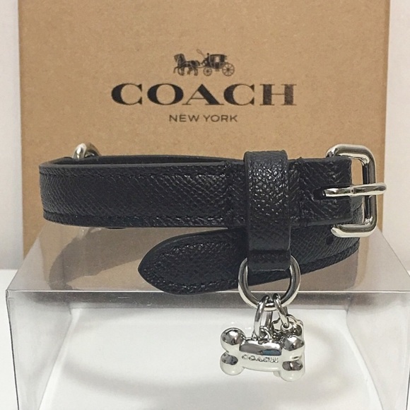 Coach Other - Coach Small Dog Or Puppy Black Leather Collar